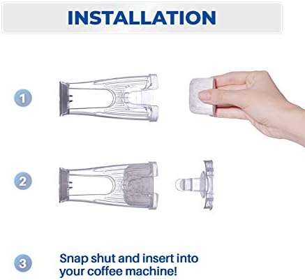 Keurig Filter Holder - Includes Side Reservoir Tall Filter Handle and 6-pack of Water Filters Cartridges. Fits any Keurig Coffee Machine with Side Reservoir