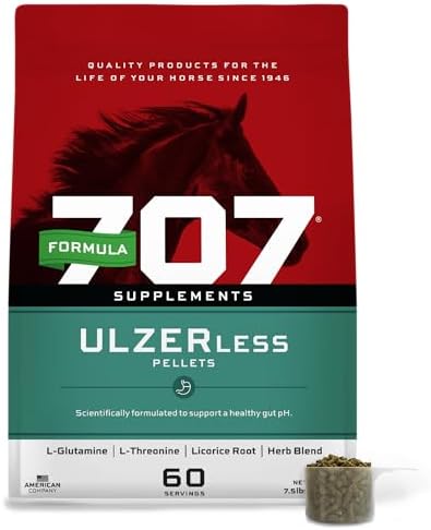 ULZERless Equine Supplement, 7.5lb Bag - Natural Gut Support for Horses with Ulcer Risk Factors