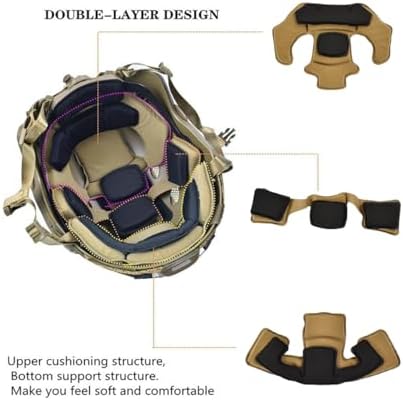 Tactical Mask Protective Full Face Clear Goggle Skull mask Dual Mode Wearing Design Adjustable Strap
