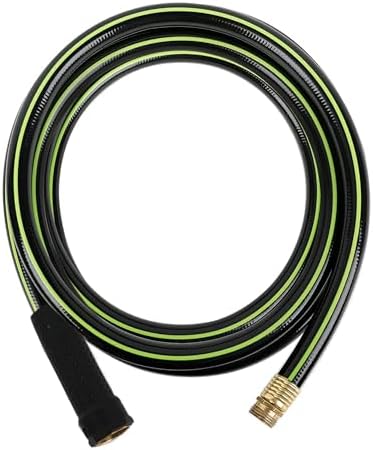Worth Garden Hose 3/4 in. x 50 ft. - Heavy Duty Lightweight PVC Water Hose - Flexible, No Kink, Leakproof, Male to Female Fittings - 200PSI Work & 500PSI Burst, for Lawn, Gardening & Commercial Use