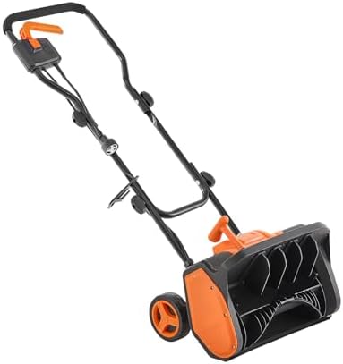 VEVOR Corded Electric Snow Shovel, 12A 17 inch Snow Shovel, 60° Adjustable Chute, 20 ft Throwing Distance, Snowthrower with Dual Safety Switch