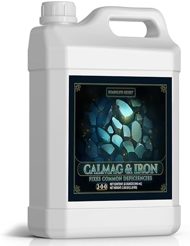 Humboldts Secret CalMag & Iron | Calcium, Magnesium & Chelated Iron Nutrient Fertilizer | Hydroponic Supplies for Vegetative & Flowering Growth in Soil, Coco, Hydroponics or RO Water | 1 Gallon