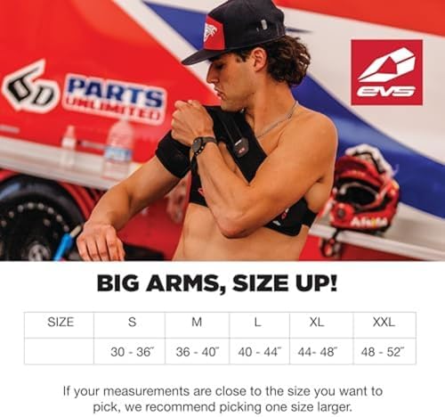 EVS SPORTS SB03 Shoulder Brace For Men | Superior Compression & Adjustable Breathable Support for Rotator Cuff & Past Shoulder Injuries | Extra