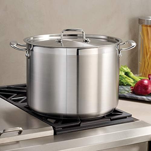 Tramontina Gourmet Stainless Steel 12-Quart Stock Pot with Lid