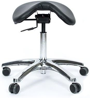 BetterPosture Saddle Chair –Multifunctional Ergonomic Back Posture Stool with Tilting Seat – Reduce Pressure on Lower Back and Improve Posture While Sitting