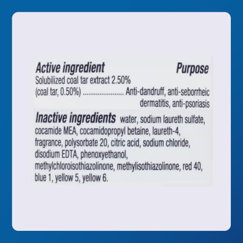 Major Thera-Gel Therapeutic Shampoo - Original Strength - Coal Tar 0.50% - Helps Control The Symptoms of Seborrheic Dermatitis, Psoriasis
