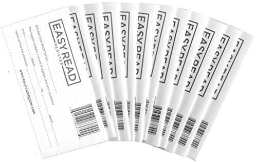 Checkbook Register, Made in The USA, Check Registers for Personal, Blank Ledger Transaction Registers for Personal or Business Bank, Check Register Book (23-24-25 Calendars, 10)
