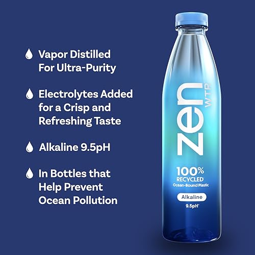 ZenWTR, Alkaline Water, 1.5 Liter