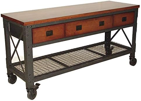 Duramax Rolling Workbench Furniture 72 in. x 24 in. with 3 Drawers, for Home, Garage, Workshop