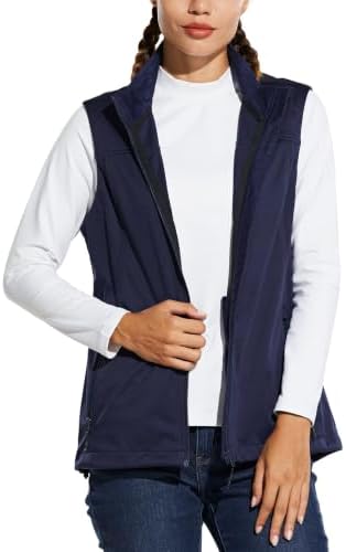 baleaf Women's Lightweight Running Vest Sleeveless Softshell Jacket