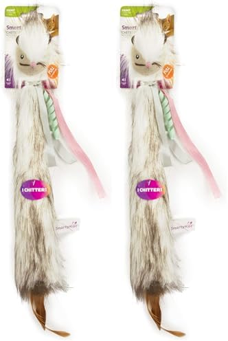 SmartyKat Chickadee Chirp Electronic Sound Cat Toy, Contains Catnip, Battery Powered - Light Brown, One Size