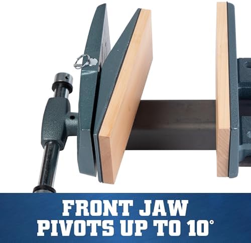 Wilton Woodworking Vise, 4" x 10" Pivot Jaw, 13" Jaw Opening (Model 79A)