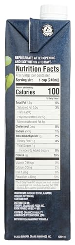 West Life Organic Unsweetened Soy Milk, 32 FZ