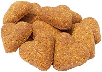 Darford Grain-Free Dog Treats – Tasty Bacon Flavor Minis – Heart-Shaped Crunchy Biscuits – No Corn, Wheat