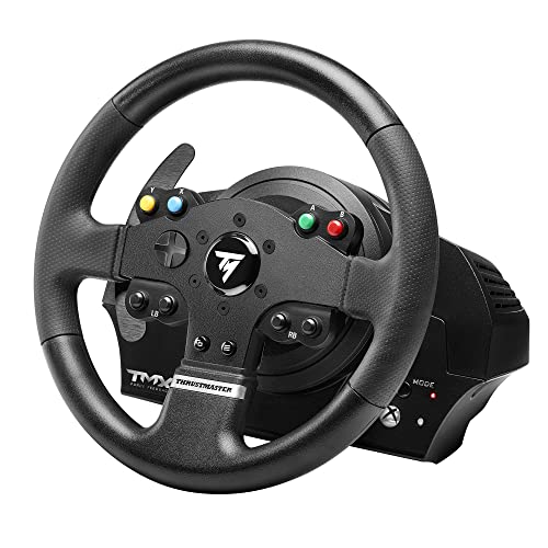 Thrustmaster TMX Force Feedback Racing Wheel & Pedals - XBOX & PC | 900-degree rotation, belt-pulley motor, 28 cm rim, 12-bit optical reading