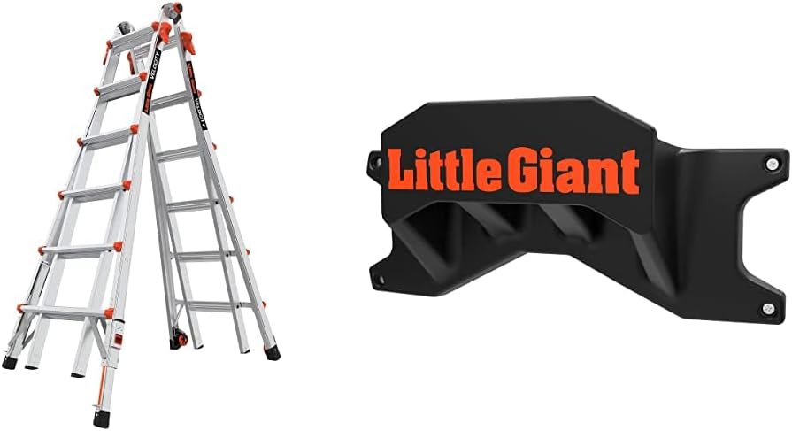 Little Giant Velocity, Aluminum Ladder, 14 ft Reach, 15413-001 | Telescoping Multi-Position Ladder with Extension, A-Frame, 90-Degree & Trestle Modes, 300 lbs. Rating