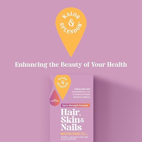 21st Century Hair, Skin and Nails Extra Strength Tablets, 90 Count (27847) | Extra-Strength Hair, Skin & Nails Formula with Biotin & Vitamins A, C & E