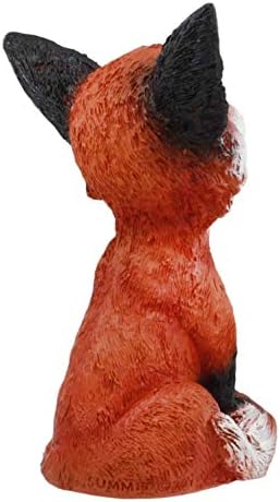 SUMMIT COLLECTION YTC Brown and Black Smiling Fox TeeHee Themed Decorative Figurine Statue