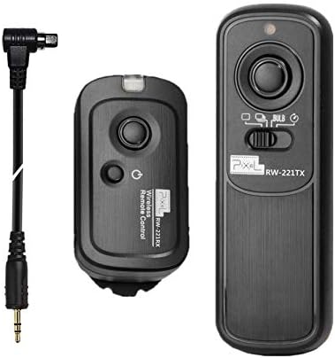 Pixel Camera Remote Shutter Release RW-DC0 for Nikon Wireless 2.4GHz 262ft | For Nikon Z8 Z9 D3 D4 D5 D800 D850 D800E D810A D810 D700 D500 D300 D300s D200 F100 F90 F90X F6 F5 D1X D2H MC-30A MC-36A