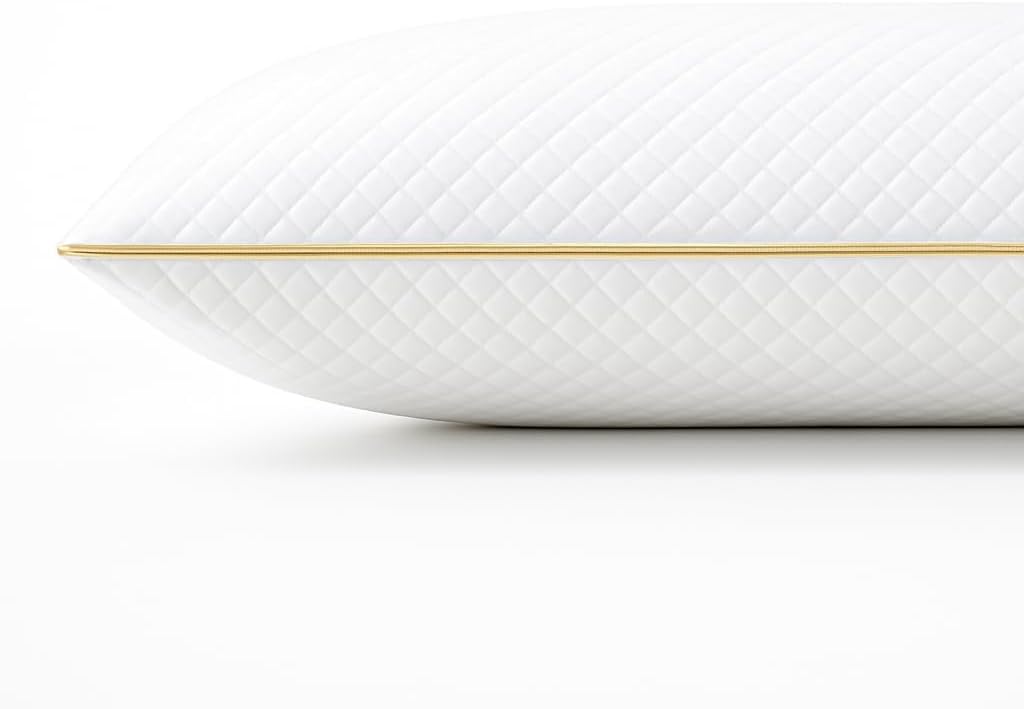 Royal Therapy Queen Size Set of 2-Shredded Memory Foam Pillow–Adjustable Memory Foam Pillow for Sleeping, Firm Pillow for Neck & Shoulder Support