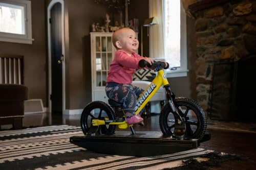 Strider Sport 2-in-1 Rocking Bike, Ages 6 Months–4 Years | For 12 Model, Converts Baby Rocking Toy to Toddler Balance Bike, Tool-Free Adjustments, Wide and Stable Base, Durable Plastic