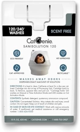 CatGenie SaniSolution Cartridge Fresh Scent