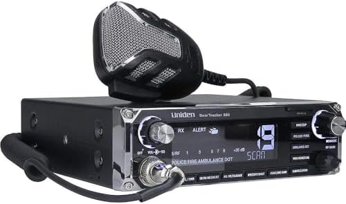 Uniden BEARTRACKER 885 Hybrid Full-Featured CB Radio + Digital TrunkTracking Police/Fire/Ambulance/DOT Scanner w/ BearTracker Warning System Alerts