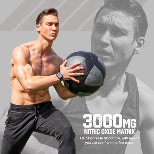 Six Star Pre-Workout N.O Fury Nitric Oxide Booster Pills for Muscle Pumps | Nitric Oxide Booster Pills Muscle Pump Pre Workout Supplement - Sports