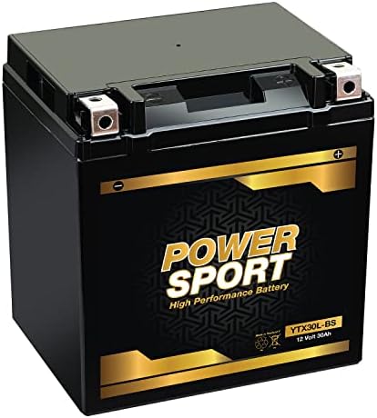 ExpertPower YTX30L-BS AGM Motorcycle Battery 12V 30Ah 300 CCA ETX30LA