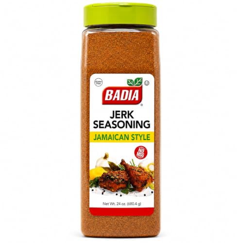 Badia Jerk Seasoning Jamaican Style, 24 oz – Caribbean Spice Blend | Bold Caribbean-inspired seasoning for chicken, pork, seafood, vegetables, grilling, roasting, and dry rub recipes