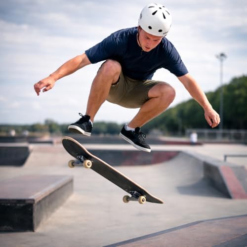 Skateboard Helmet,BMX Bike Multi-Sport Helmet for Youth,Men Women