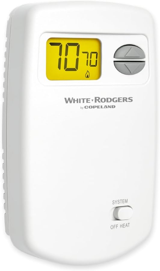 White-Rodgers 70 Series Classic, Non-Programmable, Thermostat, 1E78-140