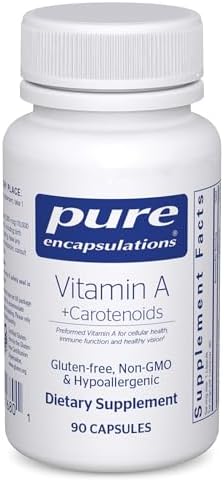 Pure Encapsulations Vitamin A + Carotenoids (Lutein, Zeaxanthin