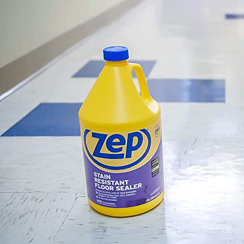 Zep Stain Resistant Floor Sealer - 1 Gallon - ZUFSLR128 - Durable, Long Lasting Seal