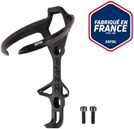 Zefal Pulse L2 Carbon Bottle Cage – Black – Ultralight 18 g Injected Carbon Fiber Design with Top-Load Access, Universal 72–76 mm Fit