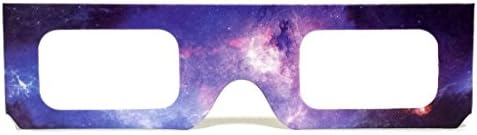 GloFX Paper Cardboard Diffraction Glasses - Great for Christmas Lights, Parties, Raves, Festivals, Light Shows, & Fireworks