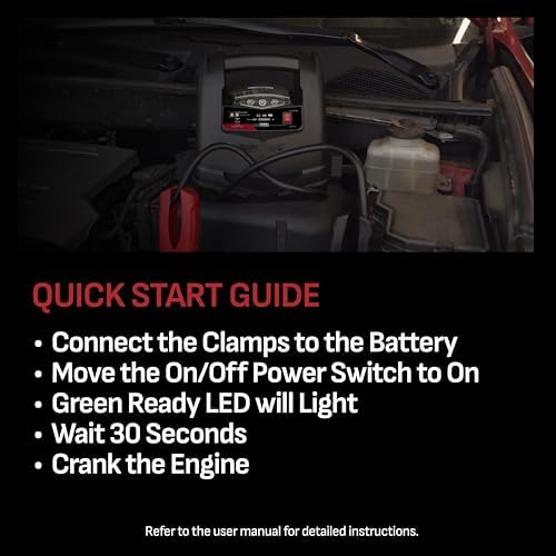 Schumacher Electric 1200A Lithium Car Battery Jump Starter and Power Station, 4-in-1 Solution, 150-PSI Air Compressor, 2.4A USB Charging