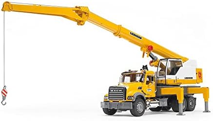 Bruder 02818 Mack Granite Liebherr Crane Truck