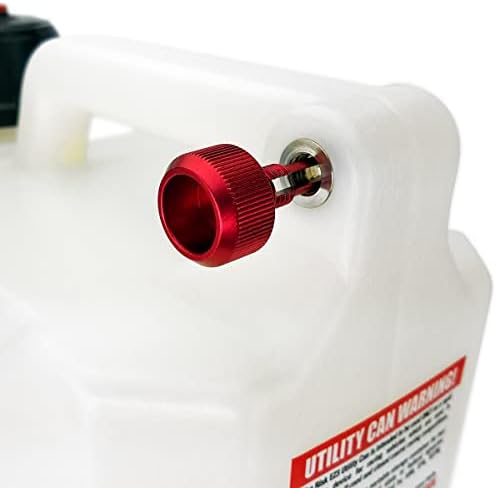 Risk Racing (00389) EZ5-5 Gallon Utility Jug (No Hose Bender or Floor Mount) White