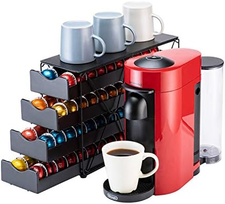 FlagShip Nespresso Vertuo Pod Holder 60 Large Pods Capacity 3 Tier