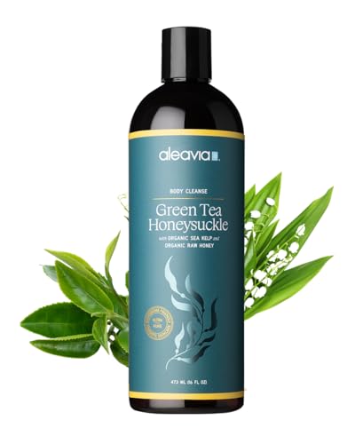 Aleavia Body Cleanse – Organic & All-Natural Prebiotic Body Wash – Fragrance-free and Sulfate-Free Enzymatic Body Cleanser – 16 Oz.