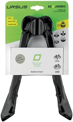 Ursus Jumbo 28 Double Leg Stand 300 mm with Plate and Screw Black