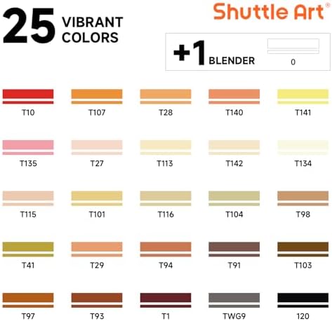 Shuttle Art 101 Colors Alcohol Markers