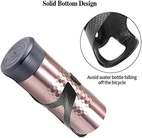 2 Pack Ultra-Light Full Carbon Fiber Water Bottle Cage, Bike Water Bottle Holder Brackets for Road & Mountain Bike