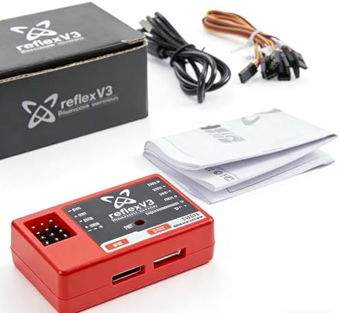 Fms RC Airplane Reflex V3 Mini Gyro Flight Control System for Remote Control Aircraft Plane Reflex V3 Stable Flight Controller