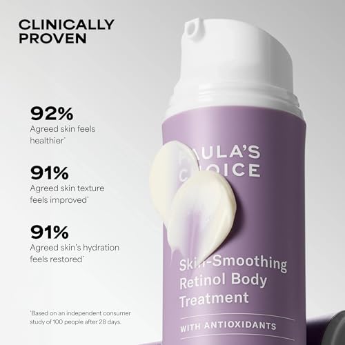 Paula's Choice Retinol Skin-Smoothing Body Lotion Treatment, 4 Fl Oz | Anti-Aging Body Moisturizer with Shea Butter, Vitamin C & E for All Skin Types