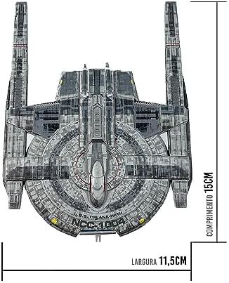 Eaglemoss Star Trek Discovery The Official Starships Collection: #17 USS T'plana-Hath Ncc-1004 Ship Replica, Multicolor
