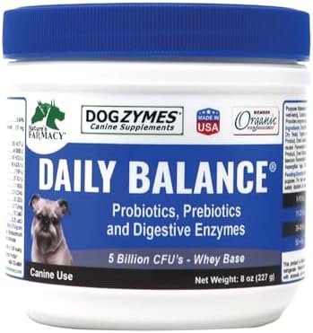 DOGZYMES Dissolvable Powder Digestive Enhancer for Dogs, (8 Ounce)