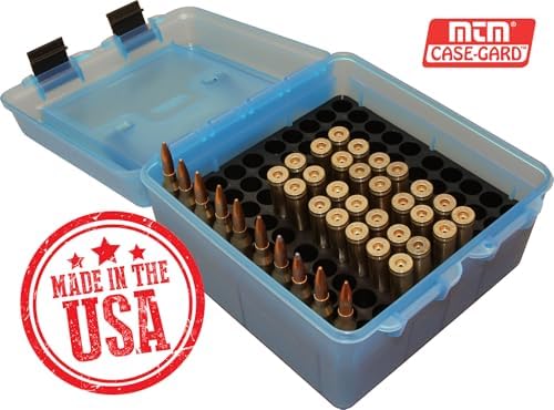 R-100-MAG - Deluxe Ammo Box 100 Round Handle WSM WSSM Ultra Mag, Green, 7.73 x 8 x 4.47"