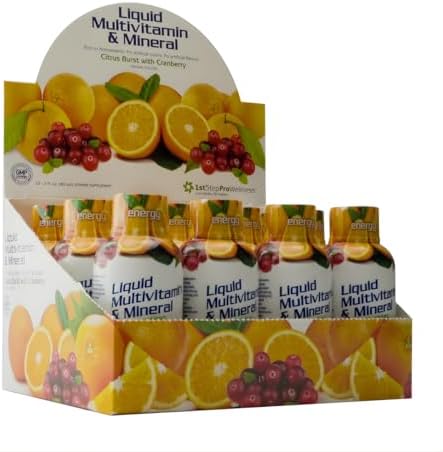 1st Step for Energy, Liquid Multivitamin and Mineral Citrus, 2-Ounce (Pack of 12)